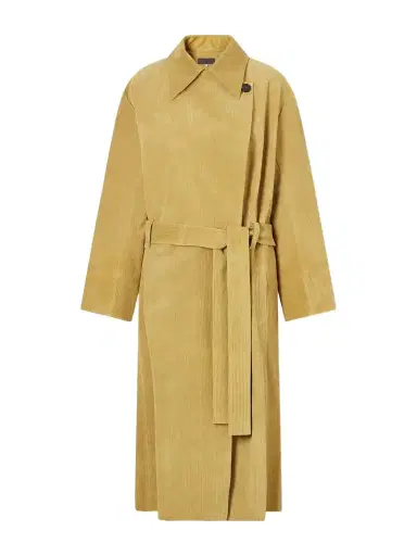 STOULS Wyatt Belted Corduroy Suede Coat | Thumbnail 1 STOULS Wyatt Belted Corduroy Suede Coat | Thumbnail 1