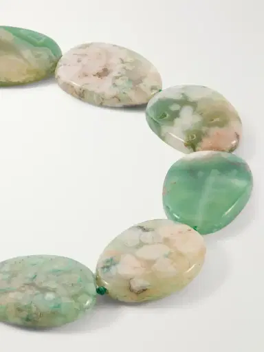Completedworks Time Will Say Nothing But "i Told You So" Beaded Silver-plated, Calcite And Agate Necklace | Thumbnail 4 Completedworks Time Will Say Nothing But "i Told You So" Beaded Silver-plated, Calcite And Agate Necklace | Thumbnail 4