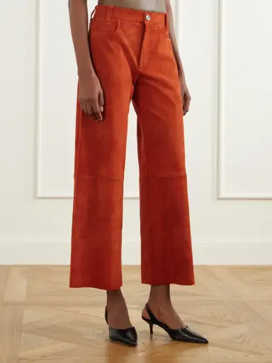 STOULS Lilou Suede Wide-leg Pants | Thumbnail 3 STOULS Lilou Suede Wide-leg Pants | Thumbnail 3