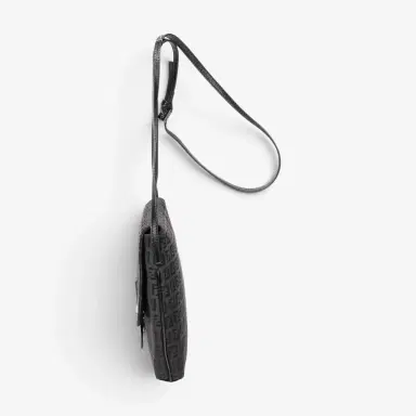 Fendi Fendi Black Canvas Small Flap Crossbody Bag by The Solist | Thumbnail 3 Fendi Fendi Black Canvas Small Flap Crossbody Bag by The Solist | Thumbnail 3