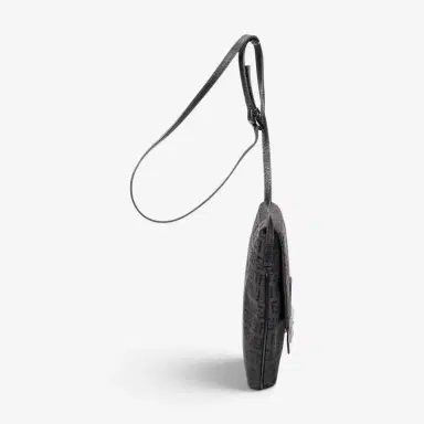 Fendi Fendi Black Canvas Small Flap Crossbody Bag by The Solist | Thumbnail 4 Fendi Fendi Black Canvas Small Flap Crossbody Bag by The Solist | Thumbnail 4