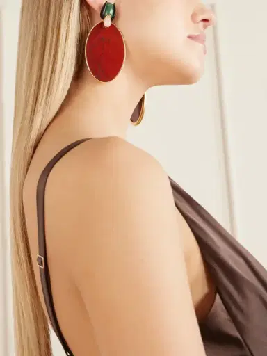 Zimmermann Plum Gold-plated Earrings | Thumbnail 2 Zimmermann Plum Gold-plated Earrings | Thumbnail 2