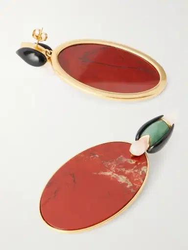 Zimmermann Plum Gold-plated Earrings | Thumbnail 3 Zimmermann Plum Gold-plated Earrings | Thumbnail 3
