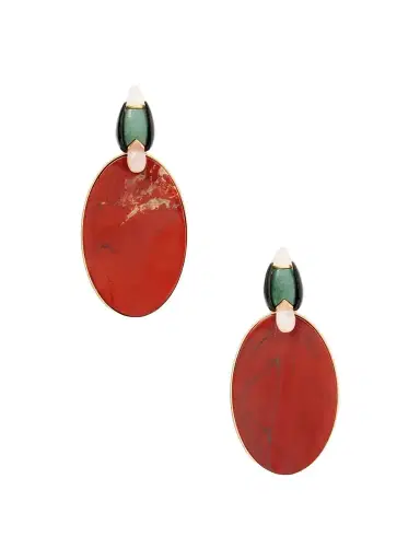 Zimmermann Plum Gold-plated Earrings | Thumbnail 1 Zimmermann Plum Gold-plated Earrings | Thumbnail 1