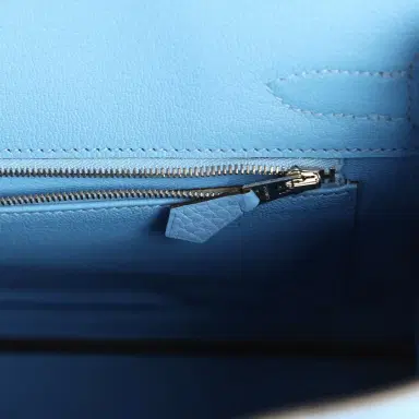 HERMÈS Hermes Birkin 30 Bleu Paradise Clemence Palladium Hardware | Thumbnail 8 HERMÈS Hermes Birkin 30 Bleu Paradise Clemence Palladium Hardware | Thumbnail 8