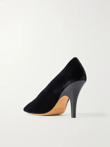 Le Monde Béryl Petra Cotton-velvet Pumps | Thumbnail 3 Le Monde Béryl Petra Cotton-velvet Pumps | Thumbnail 3