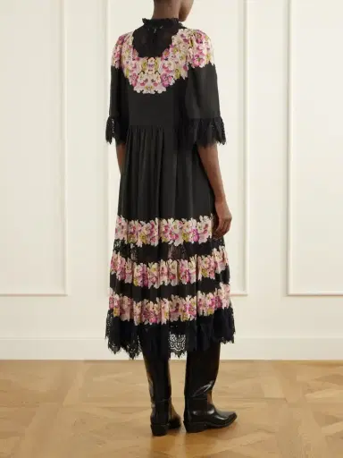 Sea Persephone Floral-print Cotton-blend Midi Dress | Thumbnail 3 Sea Persephone Floral-print Cotton-blend Midi Dress | Thumbnail 3