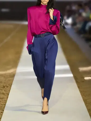Stella McCartney Tie-detailed Satin Blouse | Thumbnail 6 Stella McCartney Tie-detailed Satin Blouse | Thumbnail 6