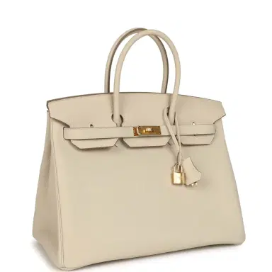 HERMÈS Hermes Birkin 35 Craie Togo Gold Hardware | Thumbnail 2 HERMÈS Hermes Birkin 35 Craie Togo Gold Hardware | Thumbnail 2