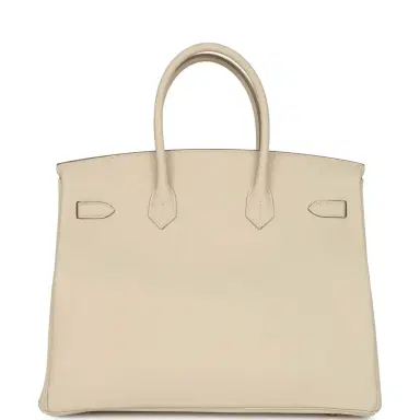 HERMÈS Hermes Birkin 35 Craie Togo Gold Hardware | Thumbnail 4 HERMÈS Hermes Birkin 35 Craie Togo Gold Hardware | Thumbnail 4