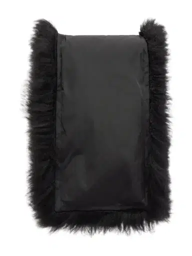 Yves Salomon Leather And Shearling Scarf | Thumbnail 1 Yves Salomon Leather And Shearling Scarf | Thumbnail 1