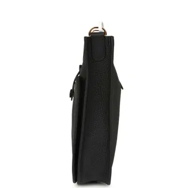 HERMÈS Hermes Evelyne 23 Black Clemence Gold Hardware | Thumbnail 3 HERMÈS Hermes Evelyne 23 Black Clemence Gold Hardware | Thumbnail 3