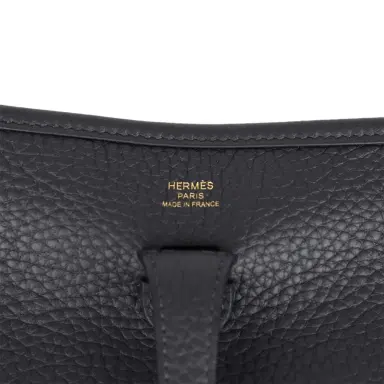 HERMÈS Hermes Evelyne 23 Caban Clemence Gold Hardware | Thumbnail 7 HERMÈS Hermes Evelyne 23 Caban Clemence Gold Hardware | Thumbnail 7
