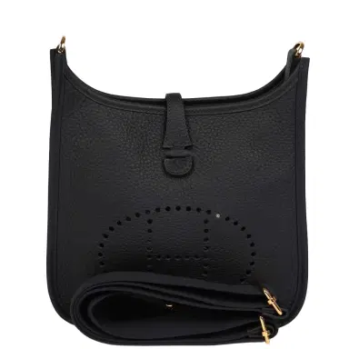 HERMÈS Hermes Evelyne 23 Caban Clemence Gold Hardware | Thumbnail 1 HERMÈS Hermes Evelyne 23 Caban Clemence Gold Hardware | Thumbnail 1
