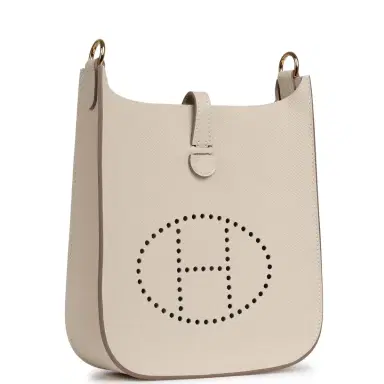 HERMÈS Hermes Evelyne Sellier TPM Craie Epsom Gold Hardware | Thumbnail 2 HERMÈS Hermes Evelyne Sellier TPM Craie Epsom Gold Hardware | Thumbnail 2