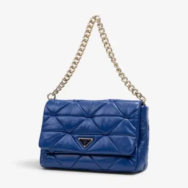 Prada Prada System Blue Calf Leather Large Flap Bag by The Solist | Thumbnail 2 Prada Prada System Blue Calf Leather Large Flap Bag by The Solist | Thumbnail 2