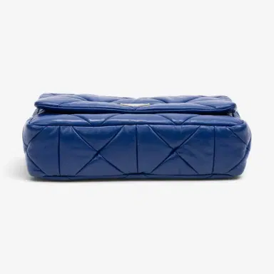 Prada Prada System Blue Calf Leather Large Flap Bag by The Solist | Thumbnail 6 Prada Prada System Blue Calf Leather Large Flap Bag by The Solist | Thumbnail 6