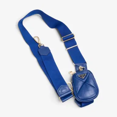 Prada Prada System Blue Calf Leather Large Flap Bag by The Solist | Thumbnail 7 Prada Prada System Blue Calf Leather Large Flap Bag by The Solist | Thumbnail 7