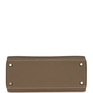 HERMÈS Hermes Kelly Retourne 28 Etoupe Togo Palladium Hardware | Thumbnail 6 HERMÈS Hermes Kelly Retourne 28 Etoupe Togo Palladium Hardware | Thumbnail 6