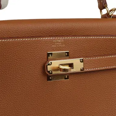 HERMÈS Hermes Kelly Retourne 28 Gold Togo Gold Hardware | Thumbnail 7 HERMÈS Hermes Kelly Retourne 28 Gold Togo Gold Hardware | Thumbnail 7