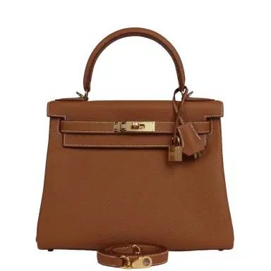 HERMÈS Hermes Kelly Retourne 28 Gold Togo Gold Hardware | Thumbnail 1 HERMÈS Hermes Kelly Retourne 28 Gold Togo Gold Hardware | Thumbnail 1