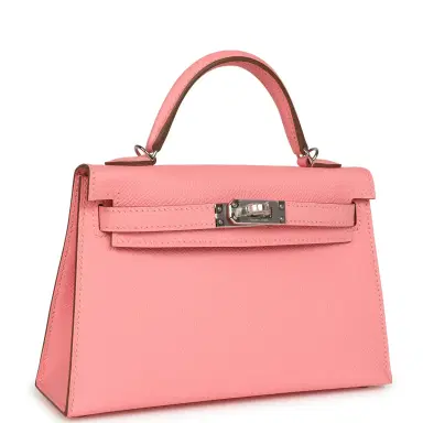 HERMÈS Hermes Kelly Sellier 20 Rose Confetti Epsom Palladium Hardware | Thumbnail 2 HERMÈS Hermes Kelly Sellier 20 Rose Confetti Epsom Palladium Hardware | Thumbnail 2