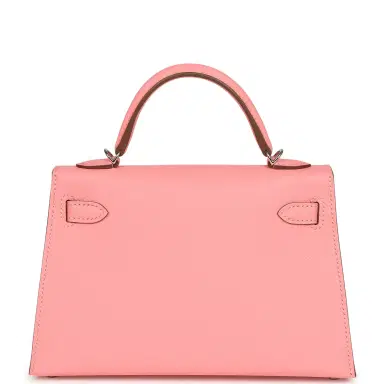 HERMÈS Hermes Kelly Sellier 20 Rose Confetti Epsom Palladium Hardware | Thumbnail 4 HERMÈS Hermes Kelly Sellier 20 Rose Confetti Epsom Palladium Hardware | Thumbnail 4