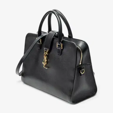 Yves Saint Laurent Yves Saint Laurent Black Calf Leather Monogram Cabas by The Solist | Thumbnail 2 Yves Saint Laurent Yves Saint Laurent Black Calf Leather Monogram Cabas by The Solist | Thumbnail 2