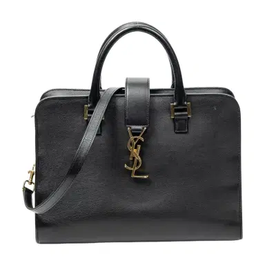 Yves Saint Laurent Yves Saint Laurent Black Calf Leather Monogram Cabas by The Solist | Thumbnail 1 Yves Saint Laurent Yves Saint Laurent Black Calf Leather Monogram Cabas by The Solist | Thumbnail 1