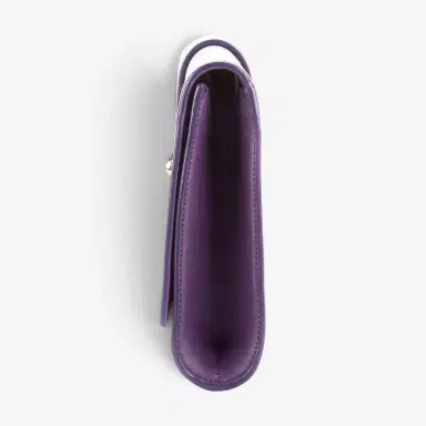 Yves Saint Laurent Yves Saint Laurent Classic Y Line Purple Calf Leather Clutch by The Solist | Thumbnail 3 Yves Saint Laurent Yves Saint Laurent Classic Y Line Purple Calf Leather Clutch by The Solist | Thumbnail 3