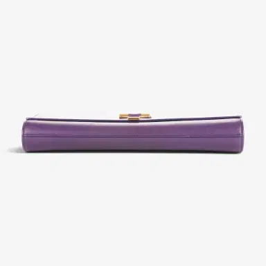 Yves Saint Laurent Yves Saint Laurent Classic Y Line Purple Calf Leather Clutch by The Solist | Thumbnail 5 Yves Saint Laurent Yves Saint Laurent Classic Y Line Purple Calf Leather Clutch by The Solist | Thumbnail 5