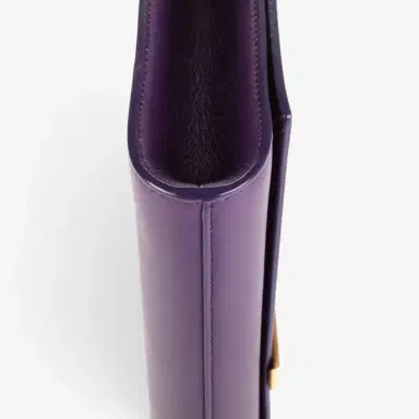 Yves Saint Laurent Yves Saint Laurent Classic Y Line Purple Calf Leather Clutch by The Solist | Thumbnail 6 Yves Saint Laurent Yves Saint Laurent Classic Y Line Purple Calf Leather Clutch by The Solist | Thumbnail 6