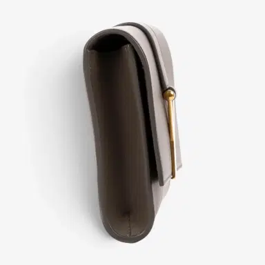 Yves Saint Laurent Yves Saint Laurent Classic Y Line Taupe Calf Leather Clutch by The Solist | Thumbnail 4 Yves Saint Laurent Yves Saint Laurent Classic Y Line Taupe Calf Leather Clutch by The Solist | Thumbnail 4