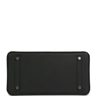 HERMÈS Hermes Special Order (HSS) Birkin 30 Black Verso Epsom Palladium Hardware | Thumbnail 6 HERMÈS Hermes Special Order (HSS) Birkin 30 Black Verso Epsom Palladium Hardware | Thumbnail 6
