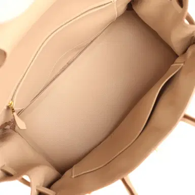 HERMÈS Pre-owned Hermes Birkin 35 Gris Tourterelle Clemence Gold Hardware | Thumbnail 9 HERMÈS Pre-owned Hermes Birkin 35 Gris Tourterelle Clemence Gold Hardware | Thumbnail 9