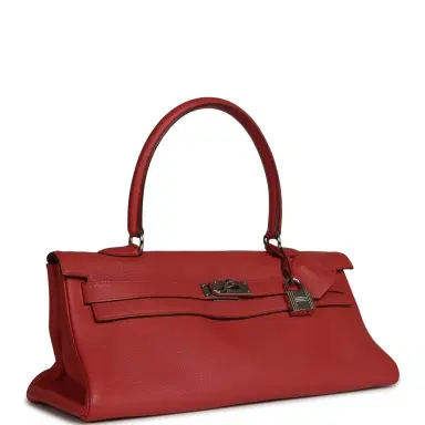 HERMÈS Vintage Hermes Shoulder Kelly 42 JPG Bougainvillea Togo Palladium Hardware | Thumbnail 2 HERMÈS Vintage Hermes Shoulder Kelly 42 JPG Bougainvillea Togo Palladium Hardware | Thumbnail 2