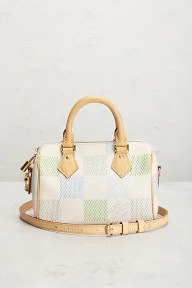 Louis Vuitton Limited Edition Damierlicious Giant Speedy Bandouliere 20 Handbag | Thumbnail 2 Louis Vuitton Limited Edition Damierlicious Giant Speedy Bandouliere 20 Handbag | Thumbnail 2