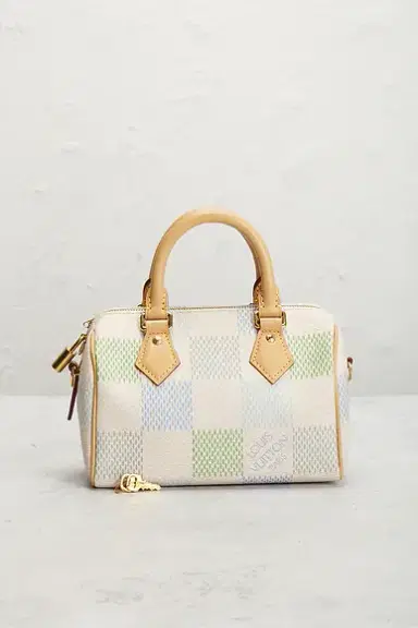 Louis Vuitton Limited Edition Damierlicious Giant Speedy Bandouliere 20 Handbag | Thumbnail 8 Louis Vuitton Limited Edition Damierlicious Giant Speedy Bandouliere 20 Handbag | Thumbnail 8