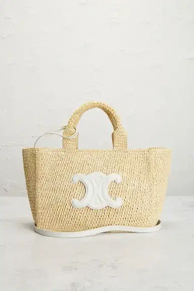 Celine Raffia Small Cabas Thais Tote Bag | Thumbnail 2 Celine Raffia Small Cabas Thais Tote Bag | Thumbnail 2