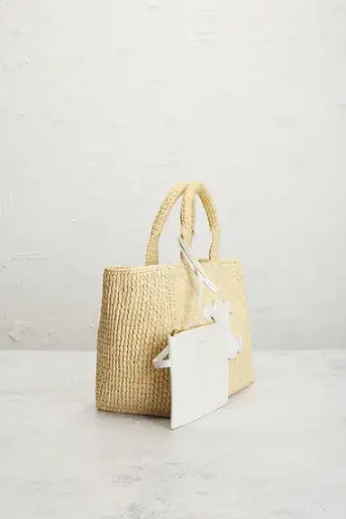 Celine Raffia Small Cabas Thais Tote Bag | Thumbnail 4 Celine Raffia Small Cabas Thais Tote Bag | Thumbnail 4