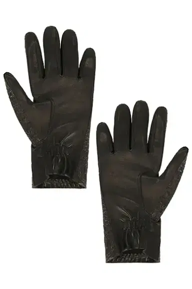 TOTEME Leather Croco-Embossed Gloves | Thumbnail 2 TOTEME Leather Croco-Embossed Gloves | Thumbnail 2
