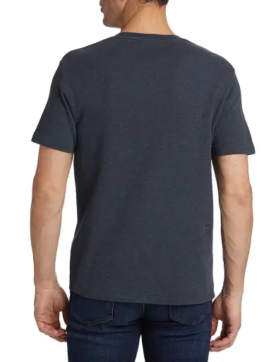 Frame Men's Duo Fold Short-Sleeve T-Shirt - Heather Dark Blue - Size Small | Thumbnail 5 Frame Men's Duo Fold Short-Sleeve T-Shirt - Heather Dark Blue - Size Small | Thumbnail 5