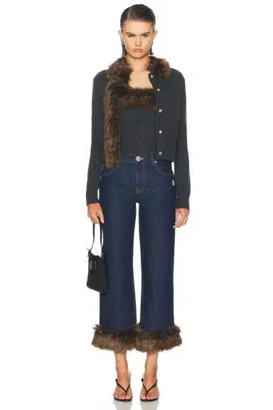 Marc Jacobs Faux Fur Lined Cardigan | Thumbnail 5 Marc Jacobs Faux Fur Lined Cardigan | Thumbnail 5