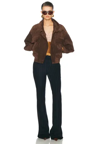 Saint Laurent Wool Flare Leg Pant | Thumbnail 5 Saint Laurent Wool Flare Leg Pant | Thumbnail 5
