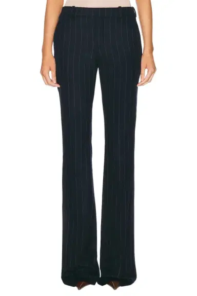 Saint Laurent Wool Flare Leg Pant | Thumbnail 1 Saint Laurent Wool Flare Leg Pant | Thumbnail 1