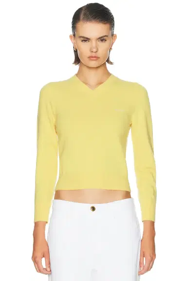 Miu Miu Wool Washed Sweater | Thumbnail 2 Miu Miu Wool Washed Sweater | Thumbnail 2