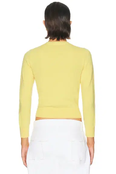 Miu Miu Wool Washed Sweater | Thumbnail 4 Miu Miu Wool Washed Sweater | Thumbnail 4