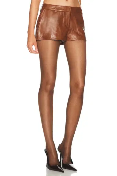 Retrofête Valesia Leather Short | Thumbnail 2 Retrofête Valesia Leather Short | Thumbnail 2