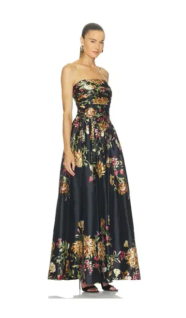 Hemant & Nandita Ruched Long Dress | Thumbnail 2 Hemant & Nandita Ruched Long Dress | Thumbnail 2