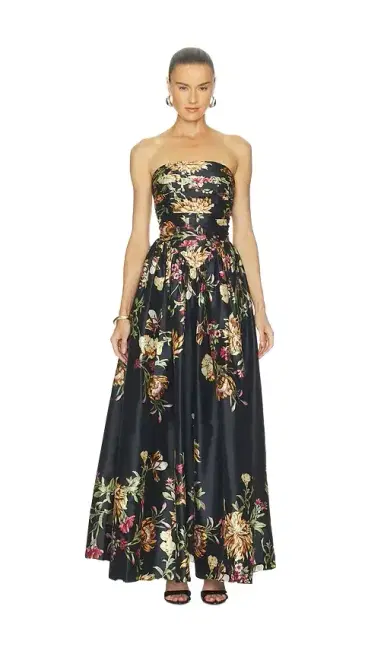 Hemant & Nandita Ruched Long Dress | Thumbnail 1 Hemant & Nandita Ruched Long Dress | Thumbnail 1
